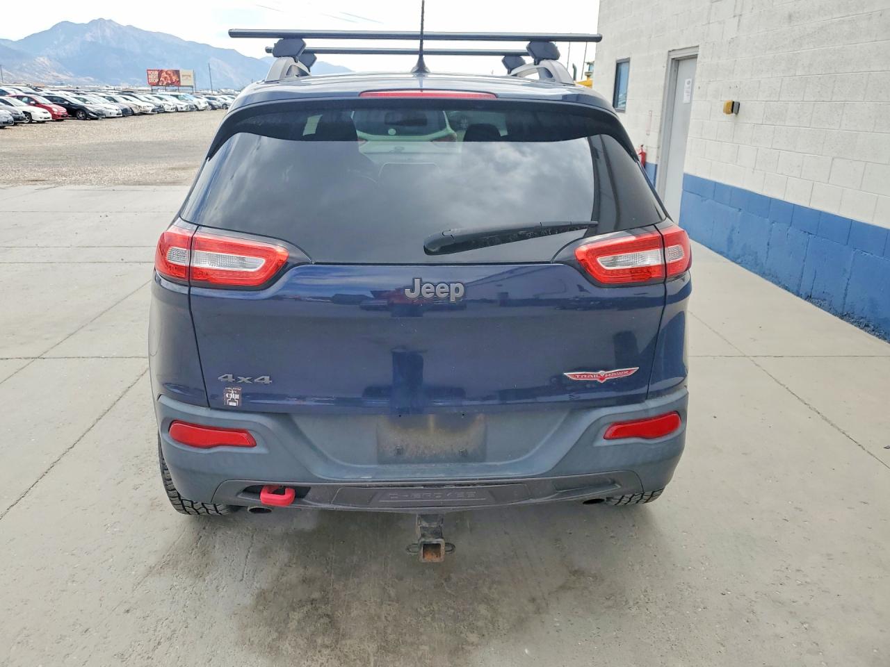 2014 Jeep Cherokee Trailhawk Blue vin: 1C4PJMBS8EW201361