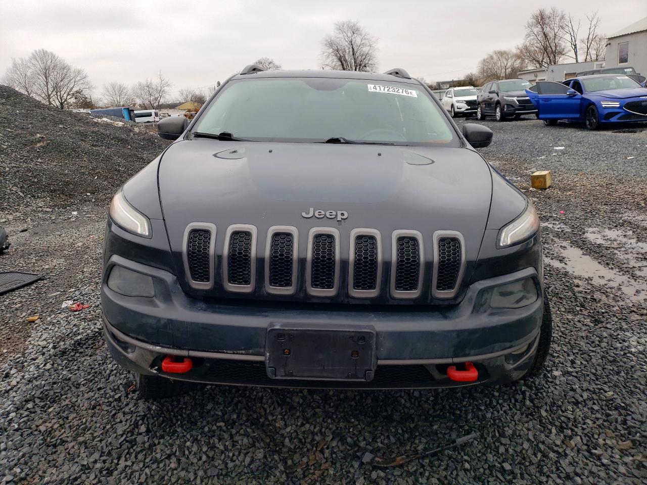 2014 Jeep Cherokee Trailhawk Black vin: 1C4PJMBS8EW239642