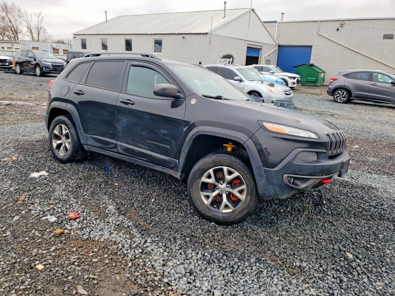 2014 Jeep Cherokee Trailhawk Black vin: 1C4PJMBS8EW239642