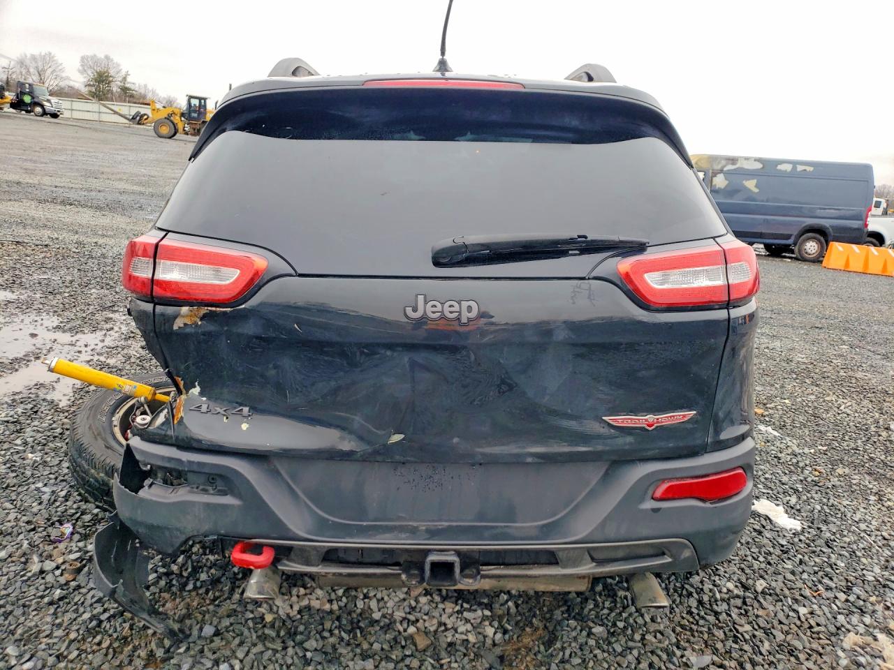 2014 Jeep Cherokee Trailhawk Black vin: 1C4PJMBS8EW239642