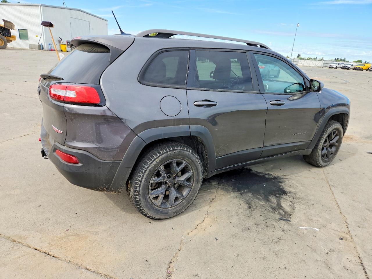 2014 Jeep Cherokee Trailhawk Charcoal vin: 1C4PJMBS8EW281129