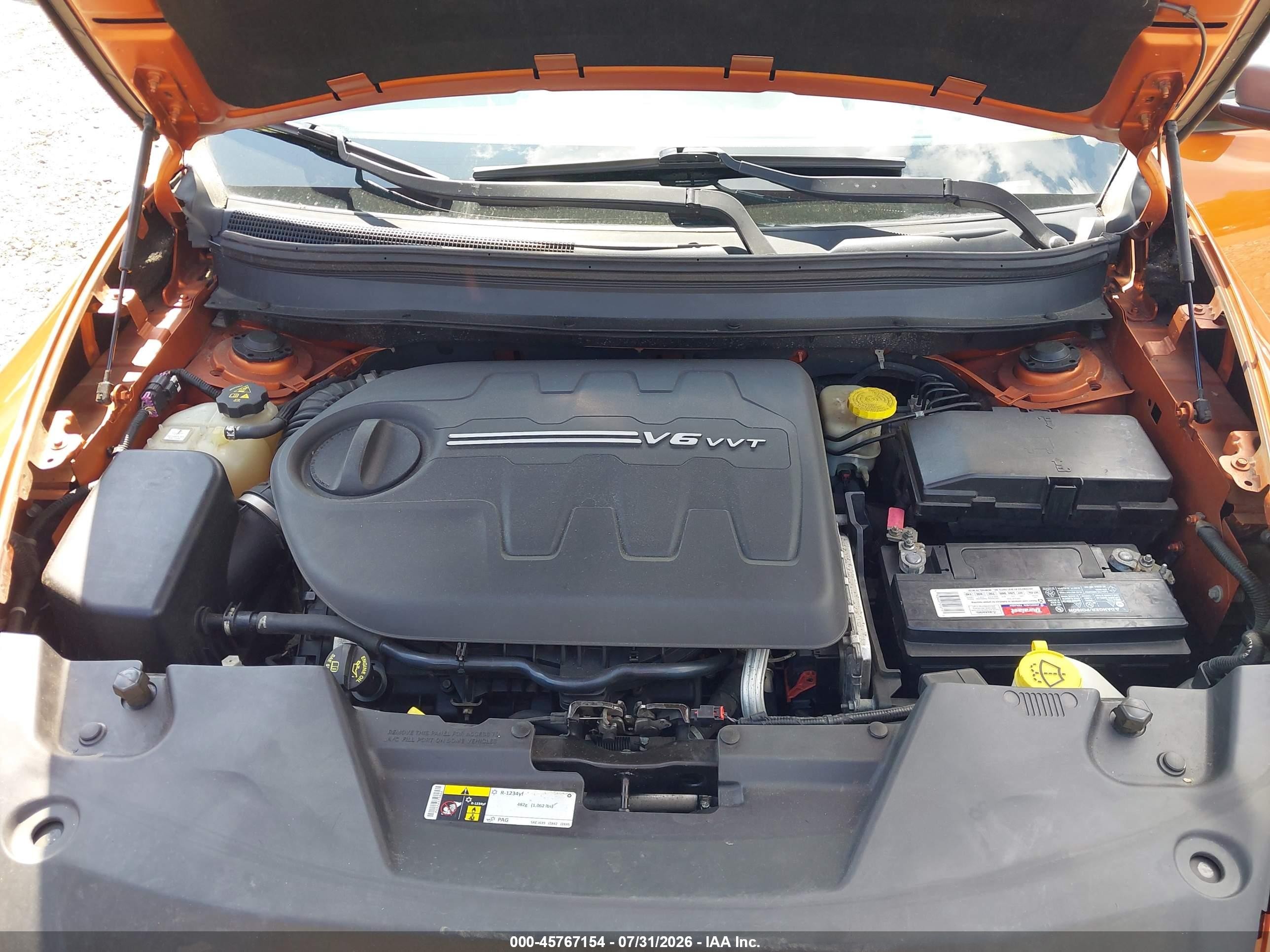 2014 Jeep Cherokee Trailhawk Orange vin: 1C4PJMBS8EW320978