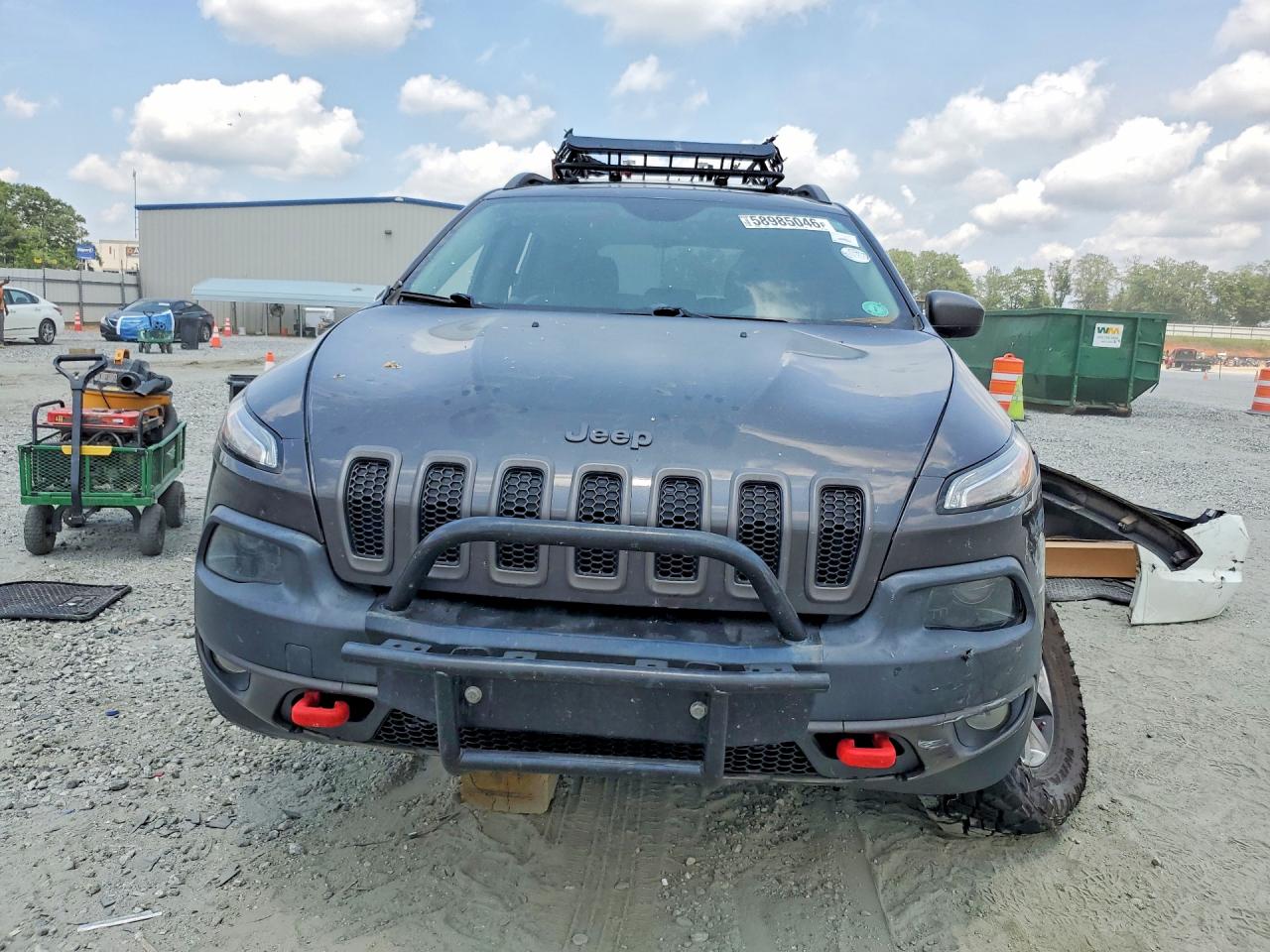 2015 Jeep Cherokee Trailhawk Charcoal vin: 1C4PJMBS8FW512855