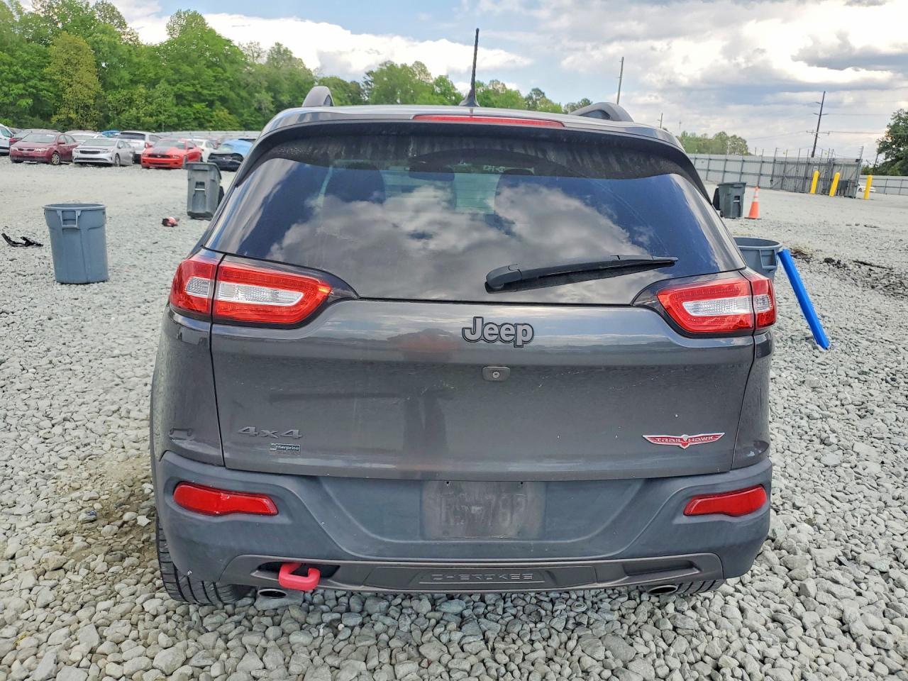 2015 Jeep Cherokee Trailhawk Угольный vin: 1C4PJMBS8FW786198