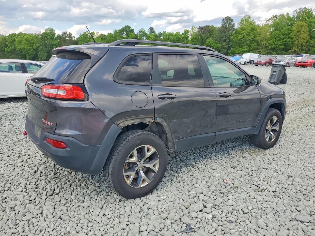 2015 Jeep Cherokee Trailhawk Угольный vin: 1C4PJMBS8FW786198