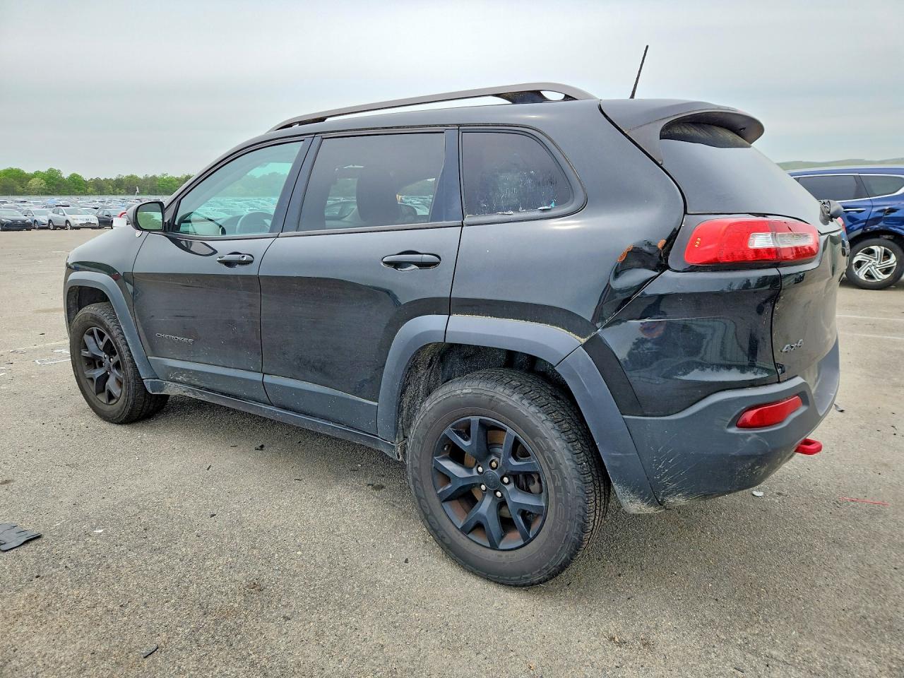 2016 Jeep Cherokee Trailhawk Black vin: 1C4PJMBS8GW345978