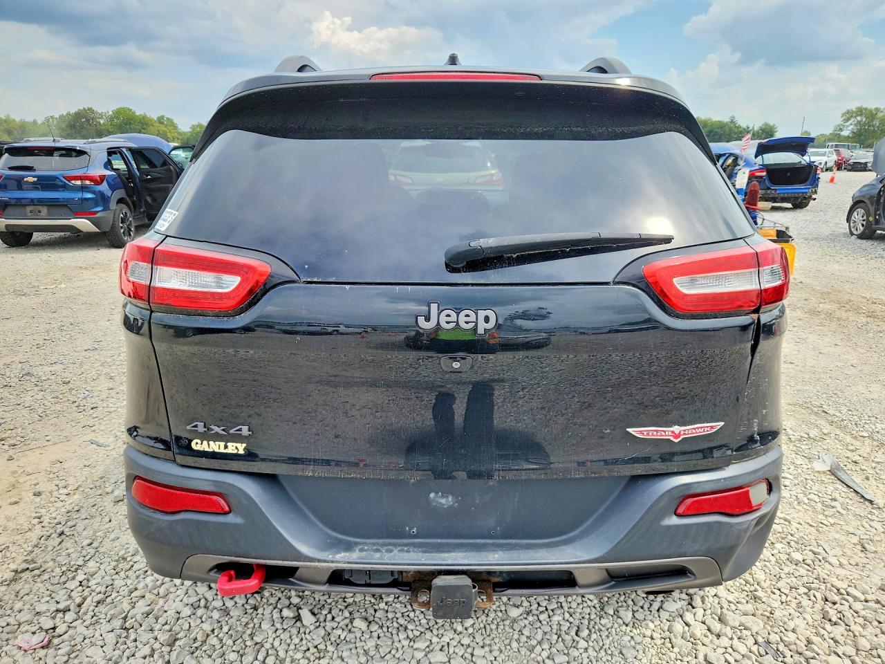 2014 Jeep Cherokee Trailhawk Black vin: 1C4PJMBS9EW127884