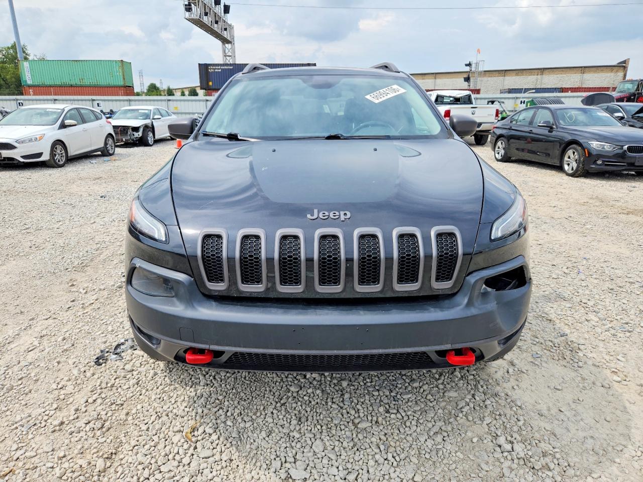 2014 Jeep Cherokee Trailhawk Black vin: 1C4PJMBS9EW127884