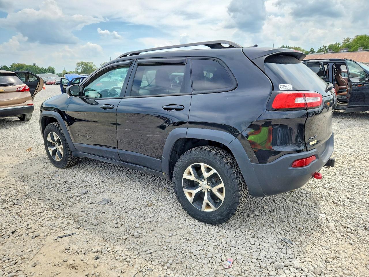 2014 Jeep Cherokee Trailhawk Black vin: 1C4PJMBS9EW127884