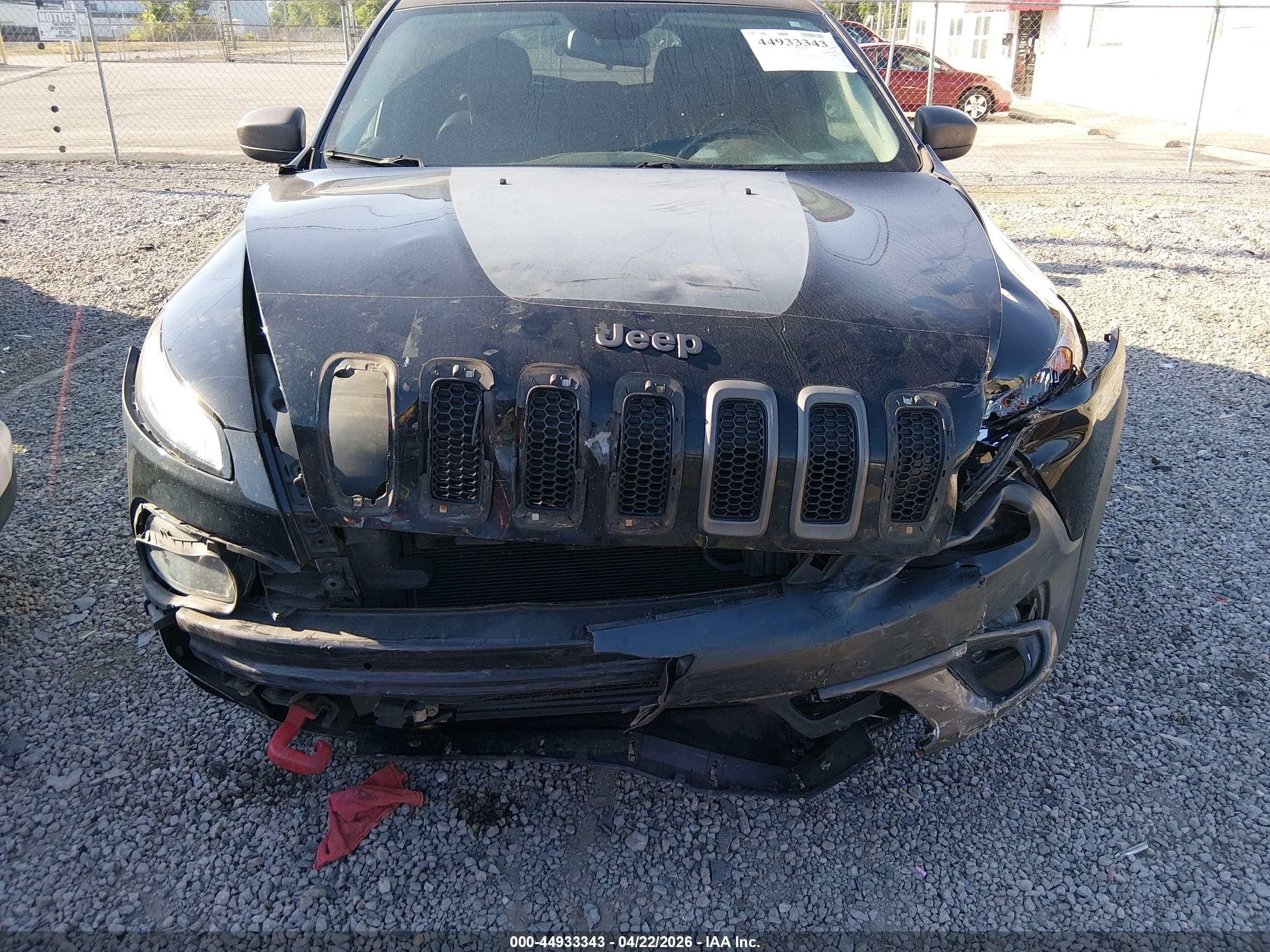 2014 Jeep Cherokee Trailhawk Black vin: 1C4PJMBS9EW160352