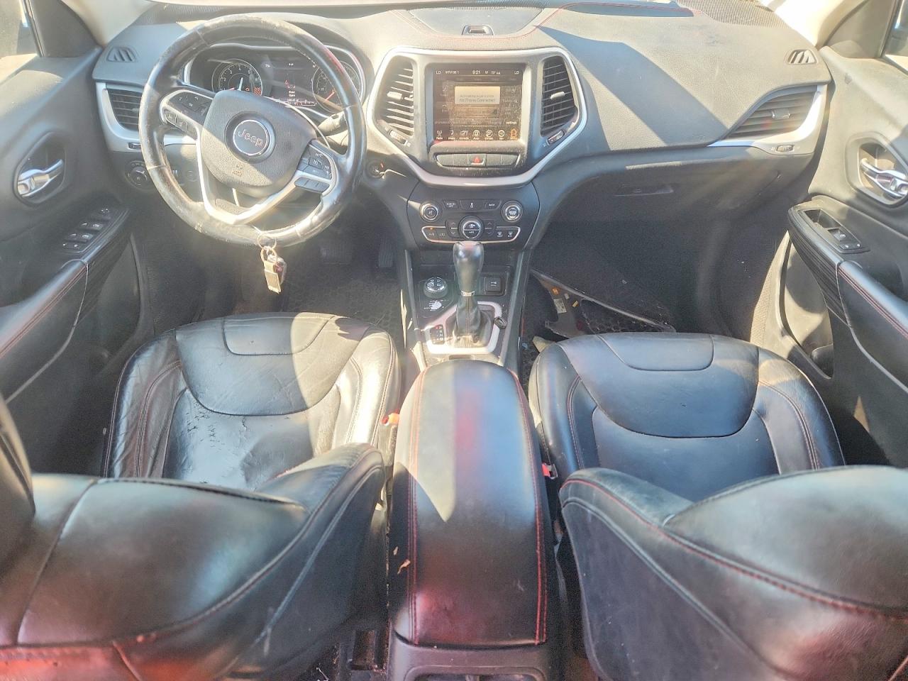 2014 Jeep Cherokee Trailhawk Gray vin: 1C4PJMBS9EW180634