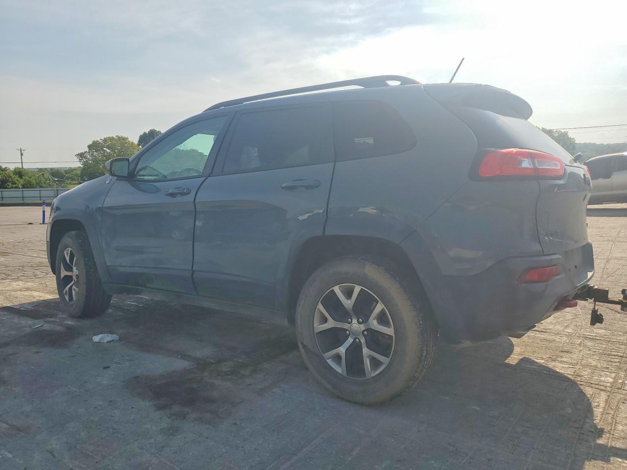 2014 Jeep Cherokee Trailhawk Gray vin: 1C4PJMBS9EW187082