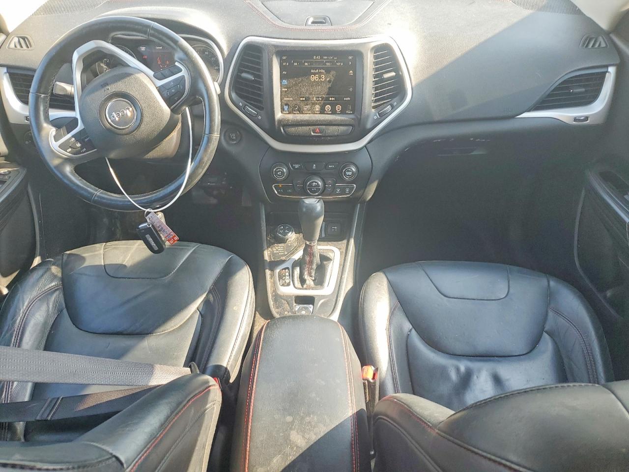 2014 Jeep Cherokee Trailhawk Gray vin: 1C4PJMBS9EW187082