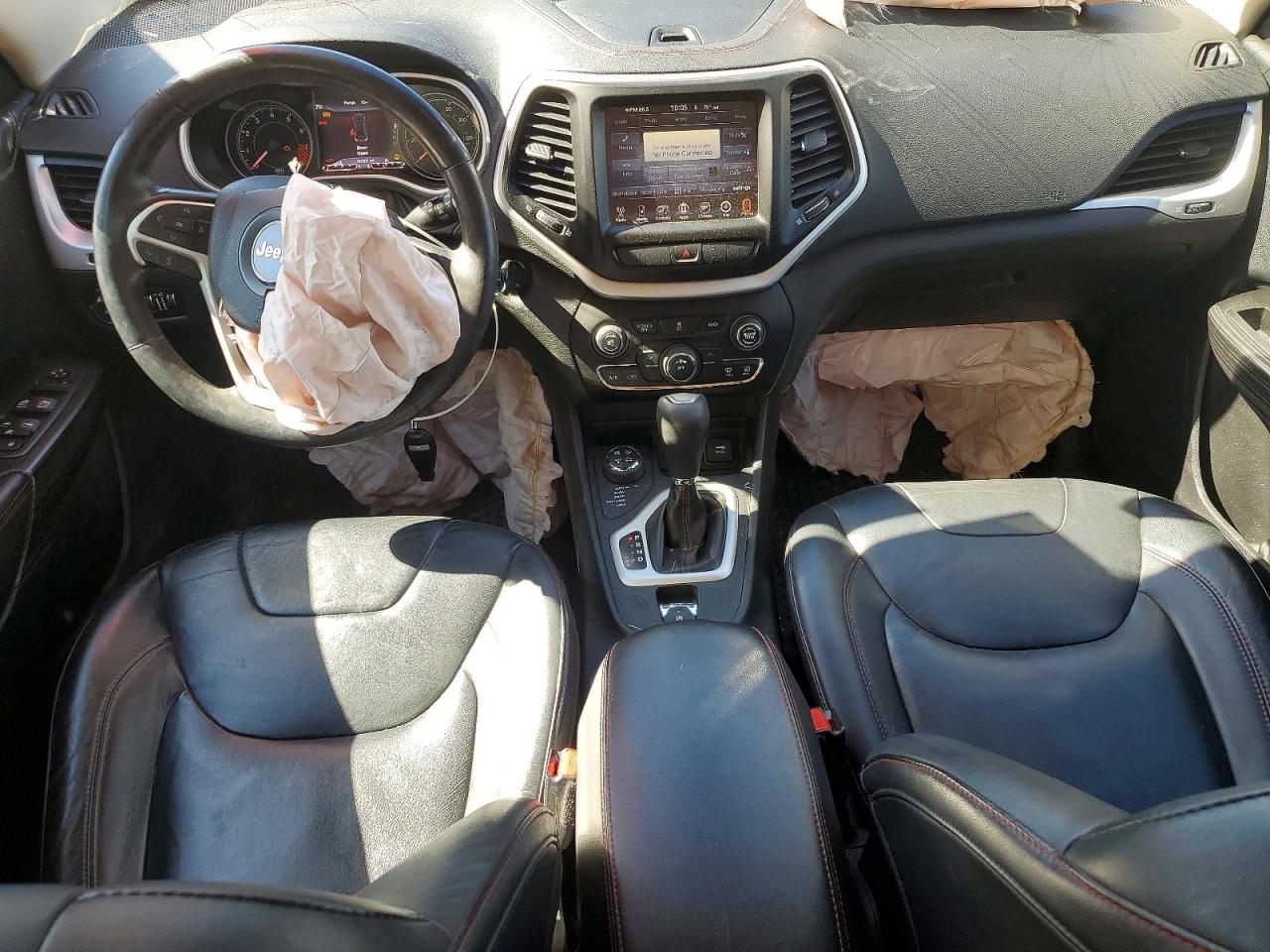 2014 Jeep Cherokee Trailhawk Burgundy vin: 1C4PJMBS9EW187955