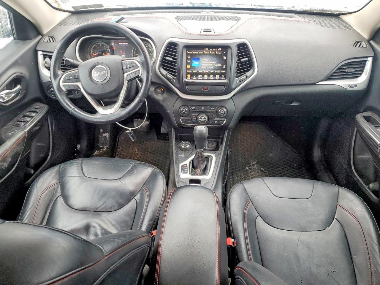 2014 Jeep Cherokee Trailhawk Gray vin: 1C4PJMBS9EW280944