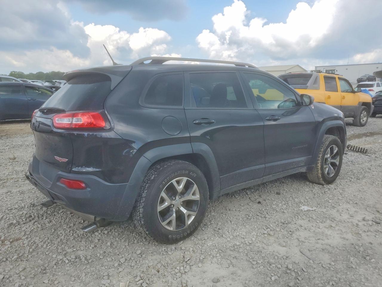 2014 Jeep Cherokee Trailhawk Black vin: 1C4PJMBSXEW170162