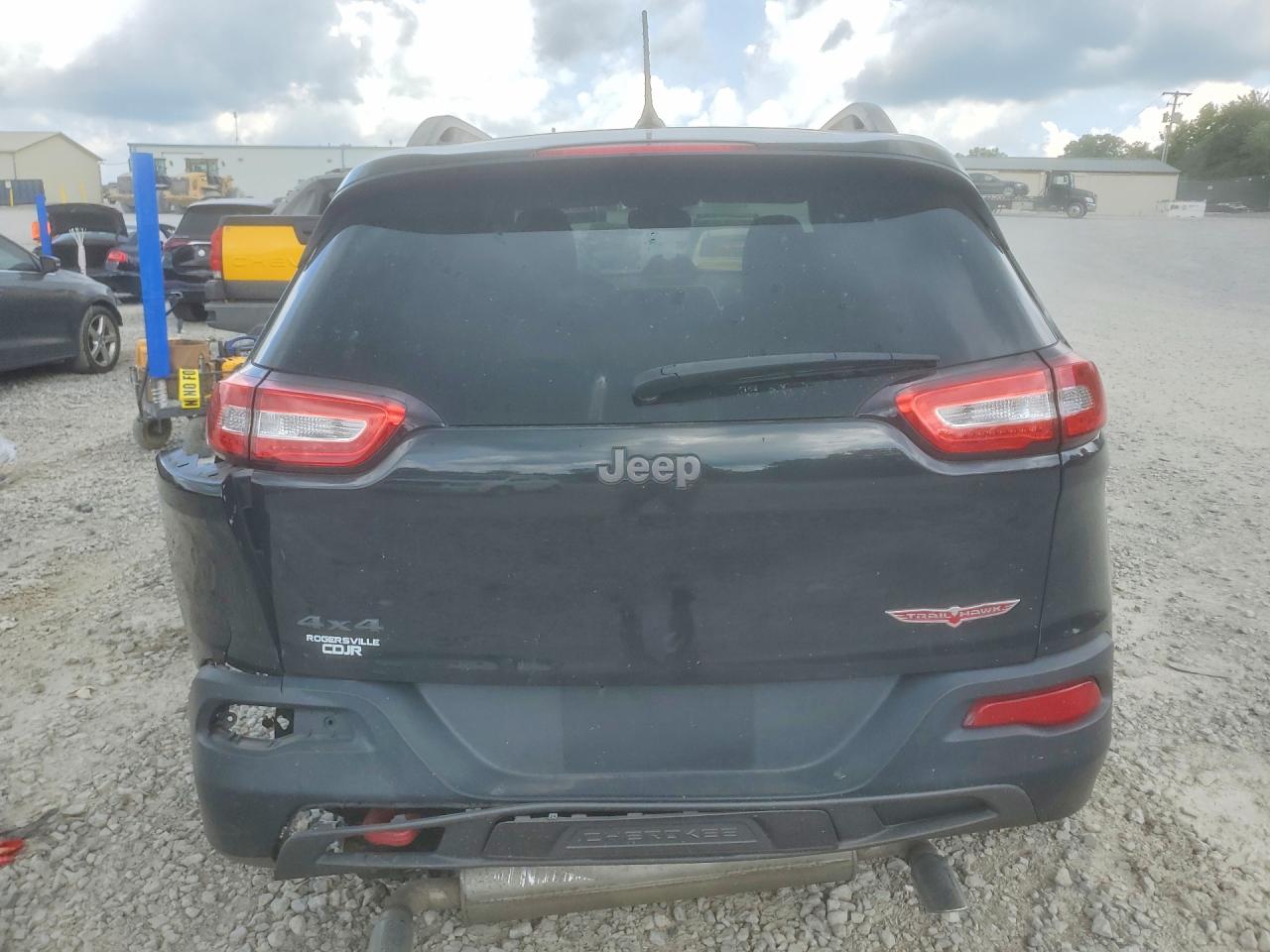 2014 Jeep Cherokee Trailhawk Black vin: 1C4PJMBSXEW170162