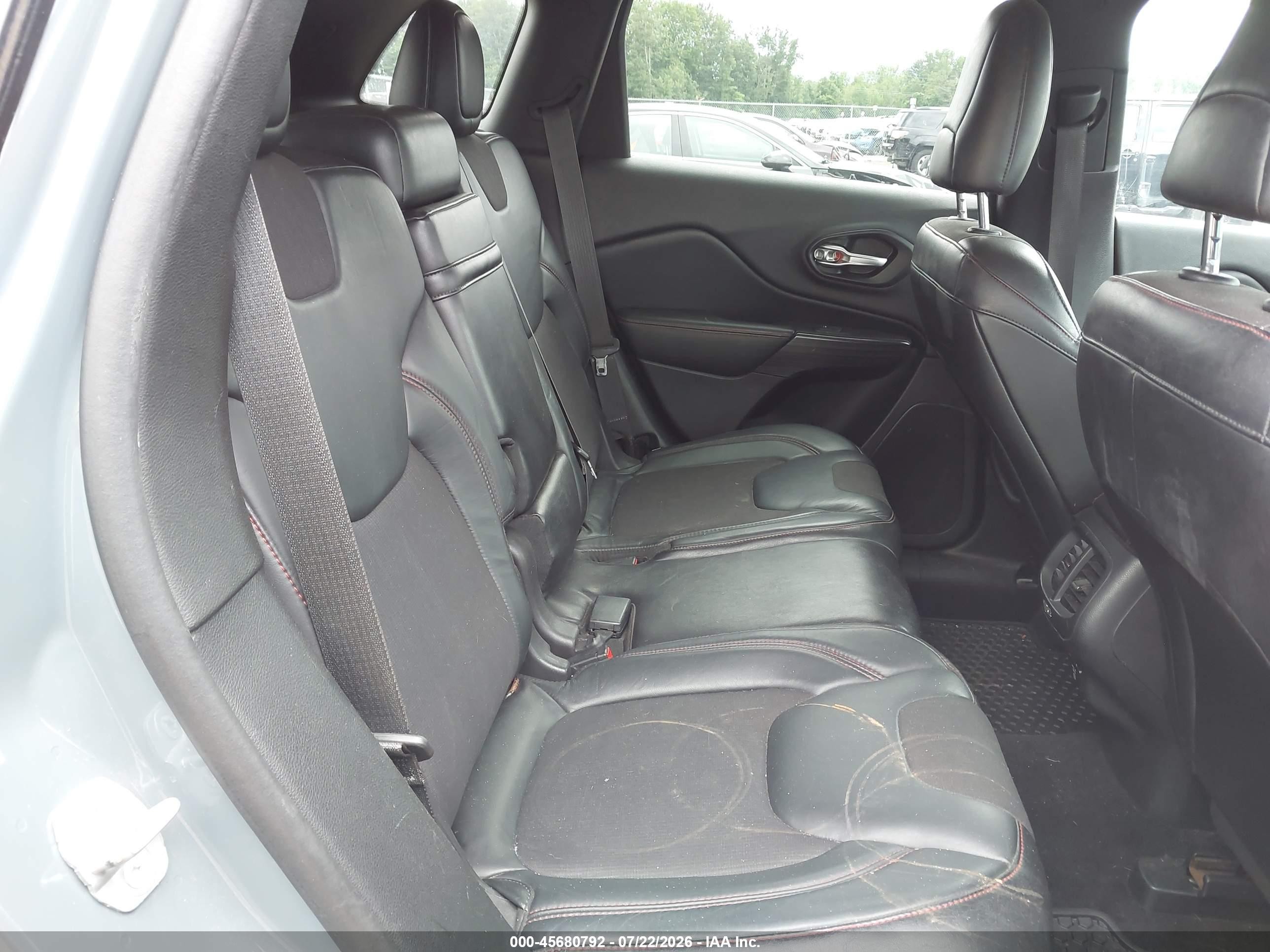 2014 Jeep Cherokee Trailhawk Blue vin: 1C4PJMBSXEW211261
