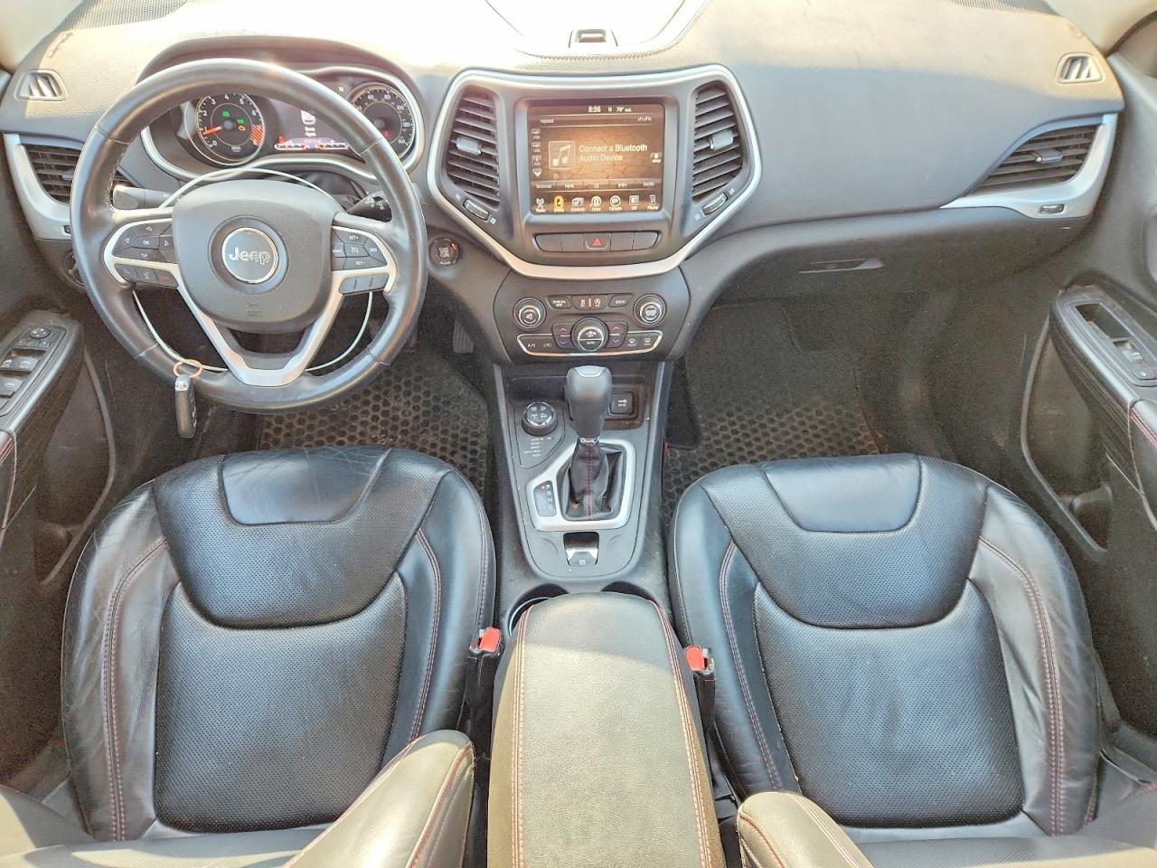 2015 Jeep Cherokee Trailhawk Black vin: 1C4PJMBSXFW522691
