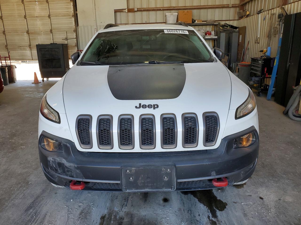 2015 Jeep Cherokee Trailhawk Белый vin: 1C4PJMBSXFW626873