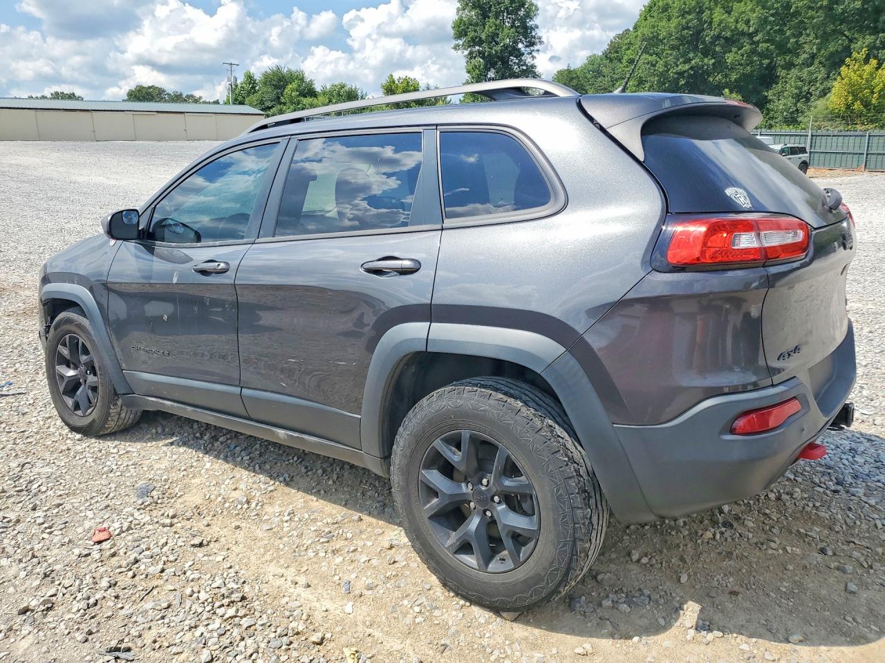 2015 Jeep Cherokee Trailhawk Gray vin: 1C4PJMBSXFW729632