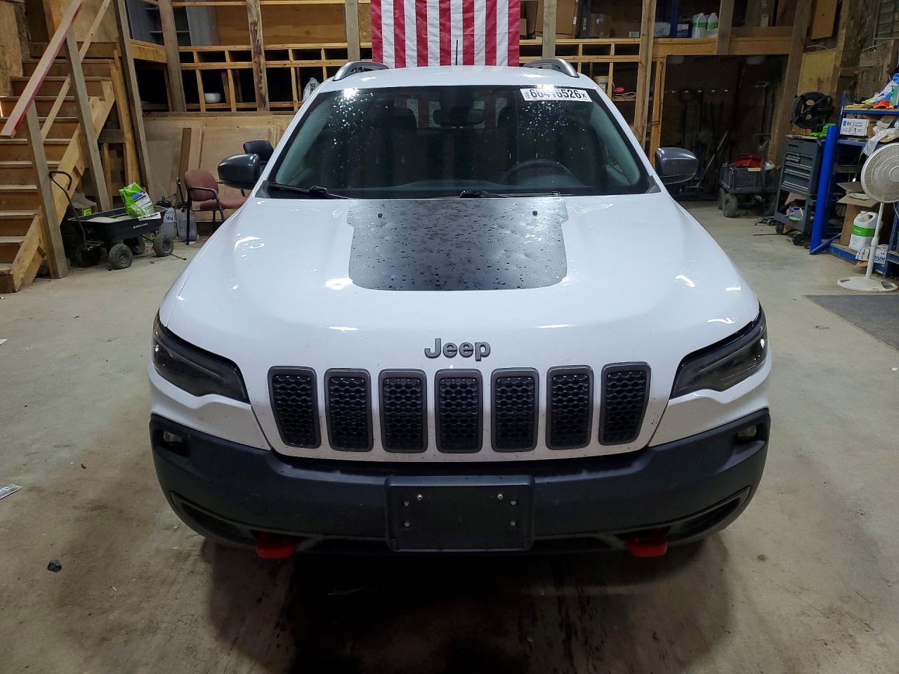 2020 Jeep Cherokee Trailhawk White vin: 1C4PJMBX0LD613004