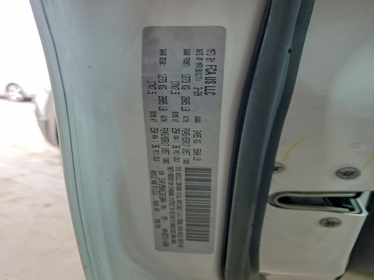 2020 Jeep Cherokee Trailhawk White vin: 1C4PJMBX0LD613004