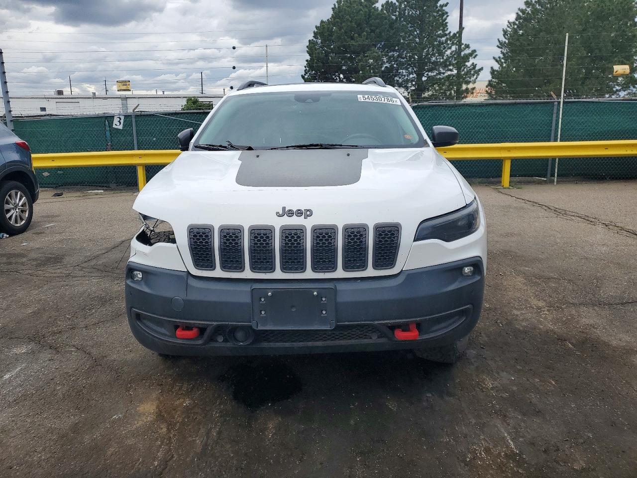 2019 Jeep Cherokee Trailhawk Белый vin: 1C4PJMBX2KD113456