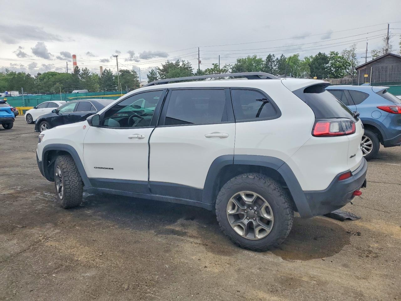 2019 Jeep Cherokee Trailhawk Белый vin: 1C4PJMBX2KD113456
