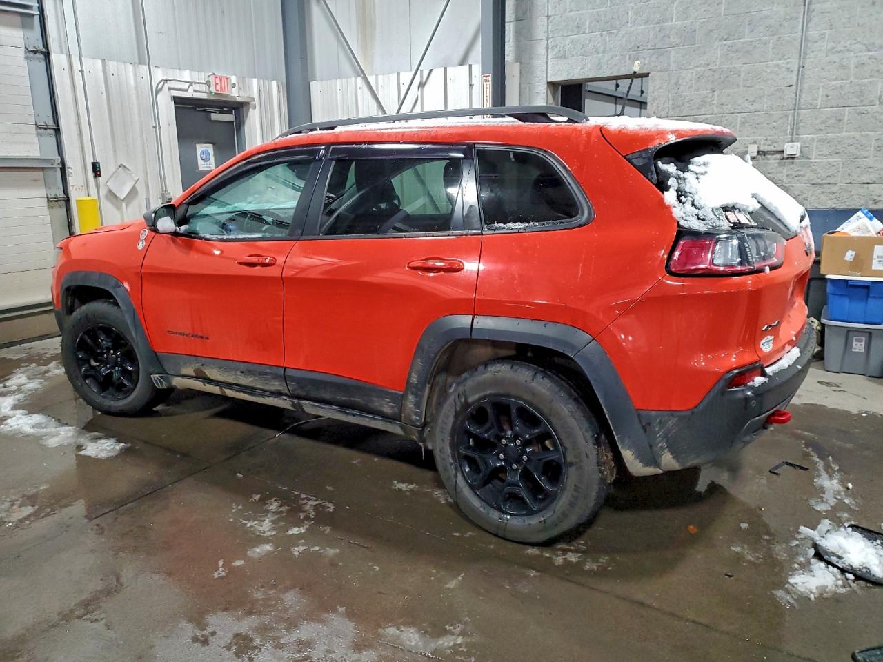 2021 Jeep Cherokee Trailhawk Оранжевый vin: 1C4PJMBX3MD201581
