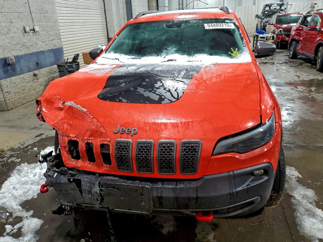 2021 Jeep Cherokee Trailhawk Оранжевый vin: 1C4PJMBX3MD201581