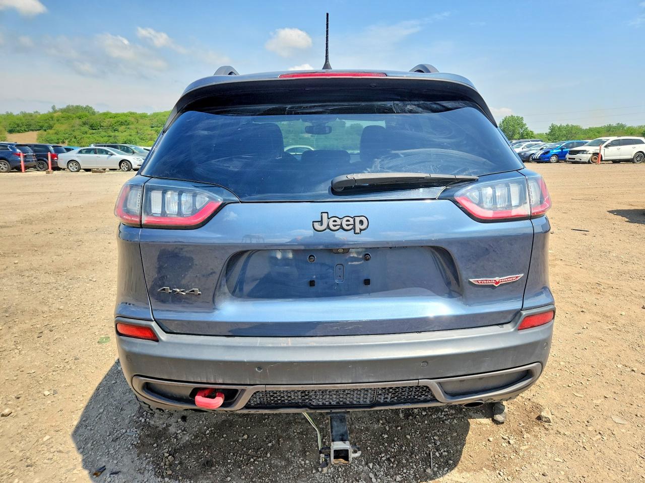 2019 Jeep Cherokee Trailhawk Blue vin: 1C4PJMBX4KD390660