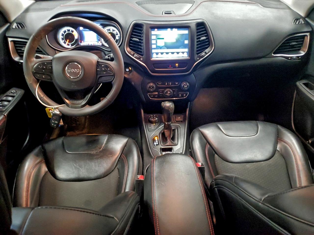 2022 Jeep Cherokee Trailhawk Black vin: 1C4PJMBX7ND510651