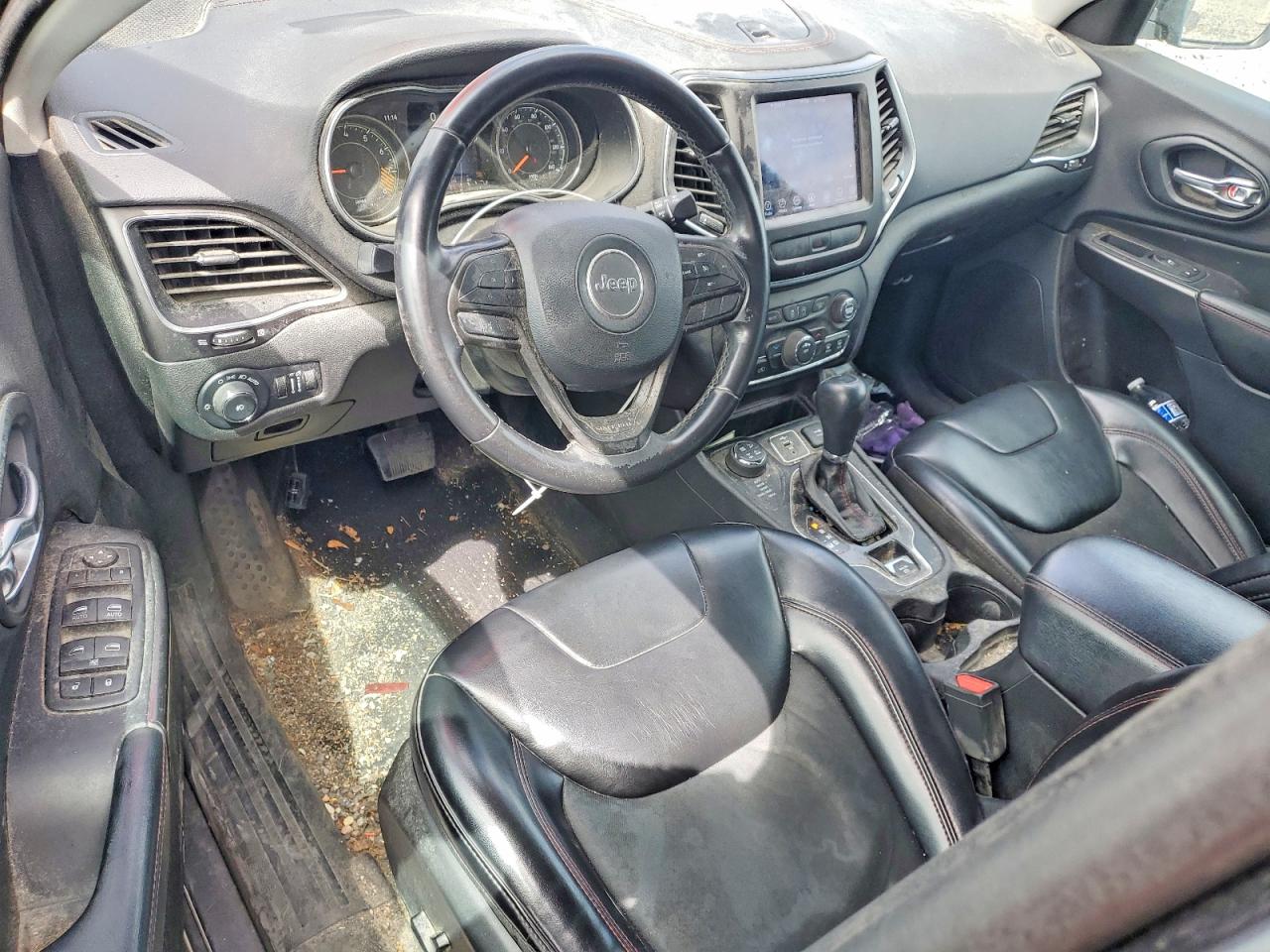 2020 Jeep Cherokee Trailhawk Gray vin: 1C4PJMBX9LD517727