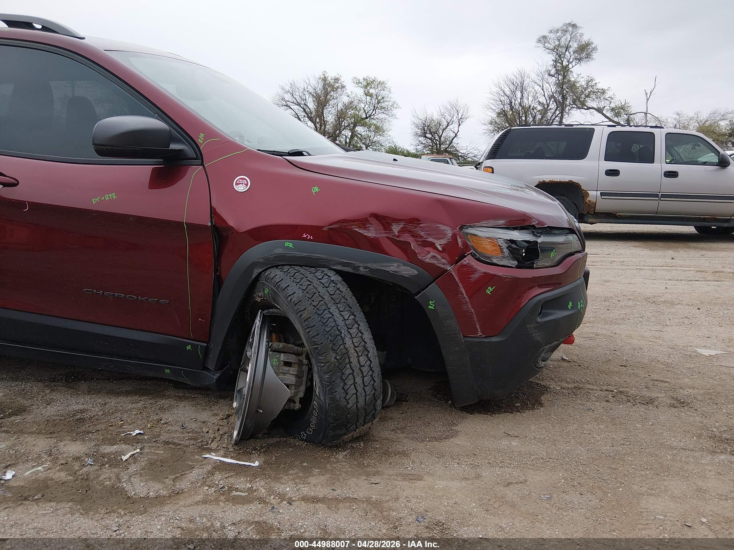2019 Jeep Cherokee Trailhawk 4x4 Maroon vin: 1C4PJMBXXKD433124