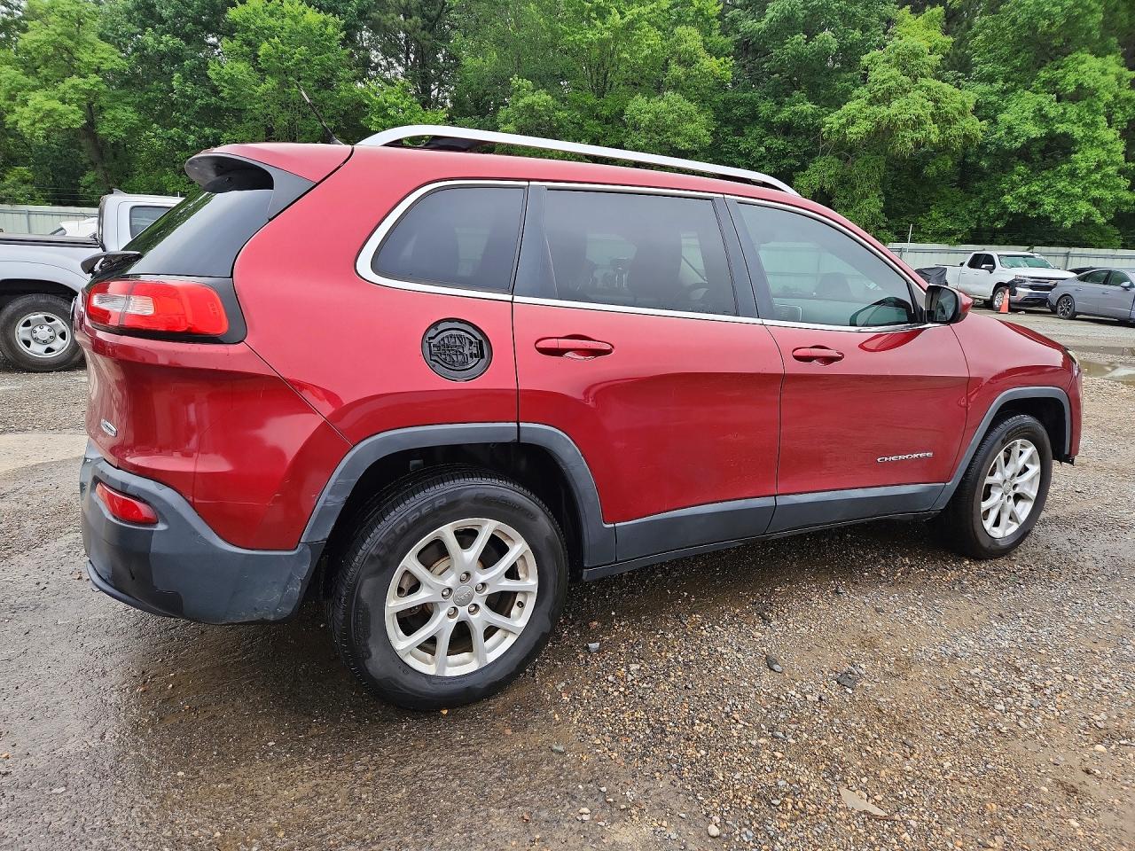 2014 Jeep Cherokee Latitude Бордовый vin: 1C4PJMCB0EW151599
