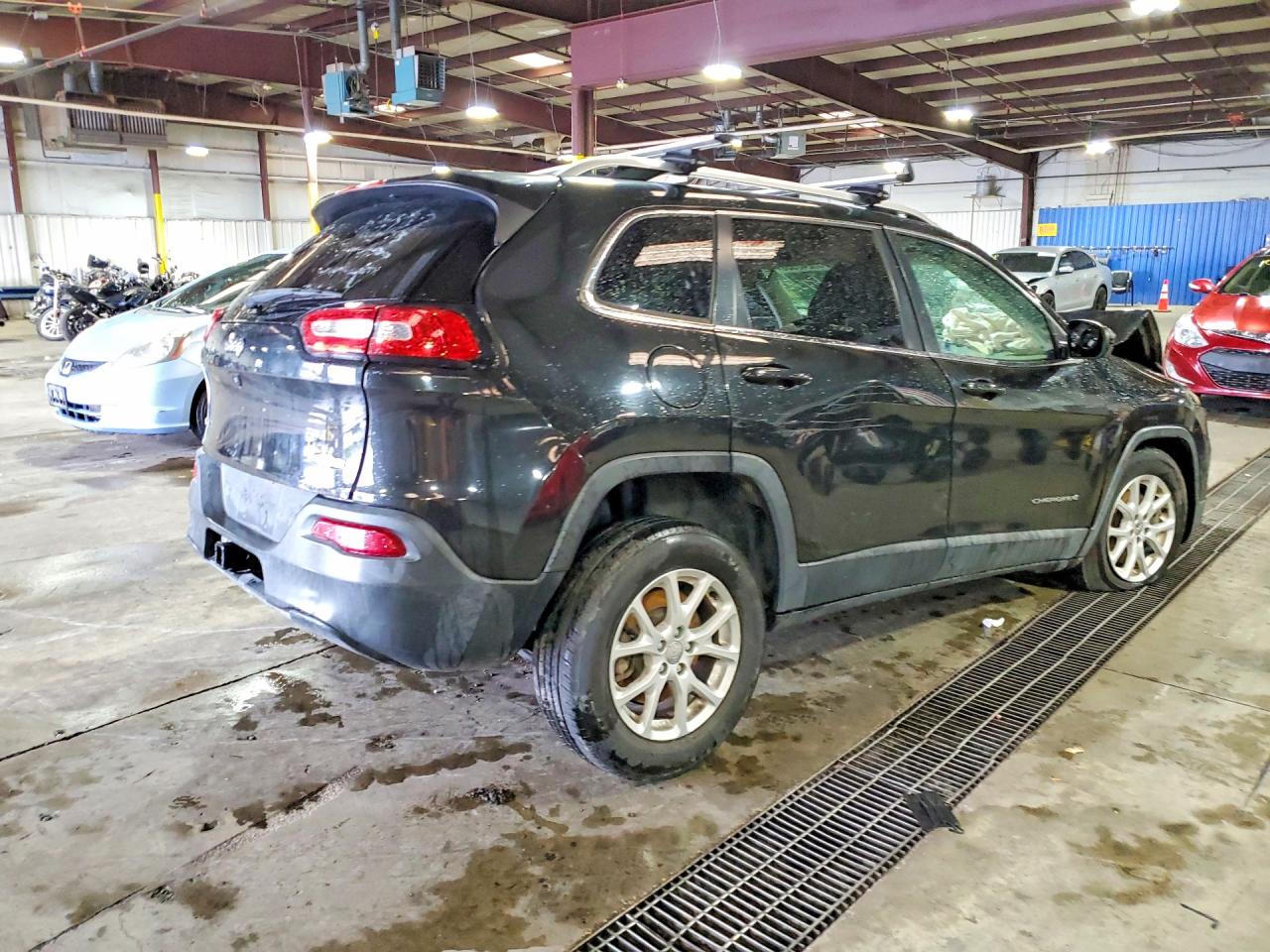 2014 Jeep Cherokee Latitude Black vin: 1C4PJMCB0EW211932