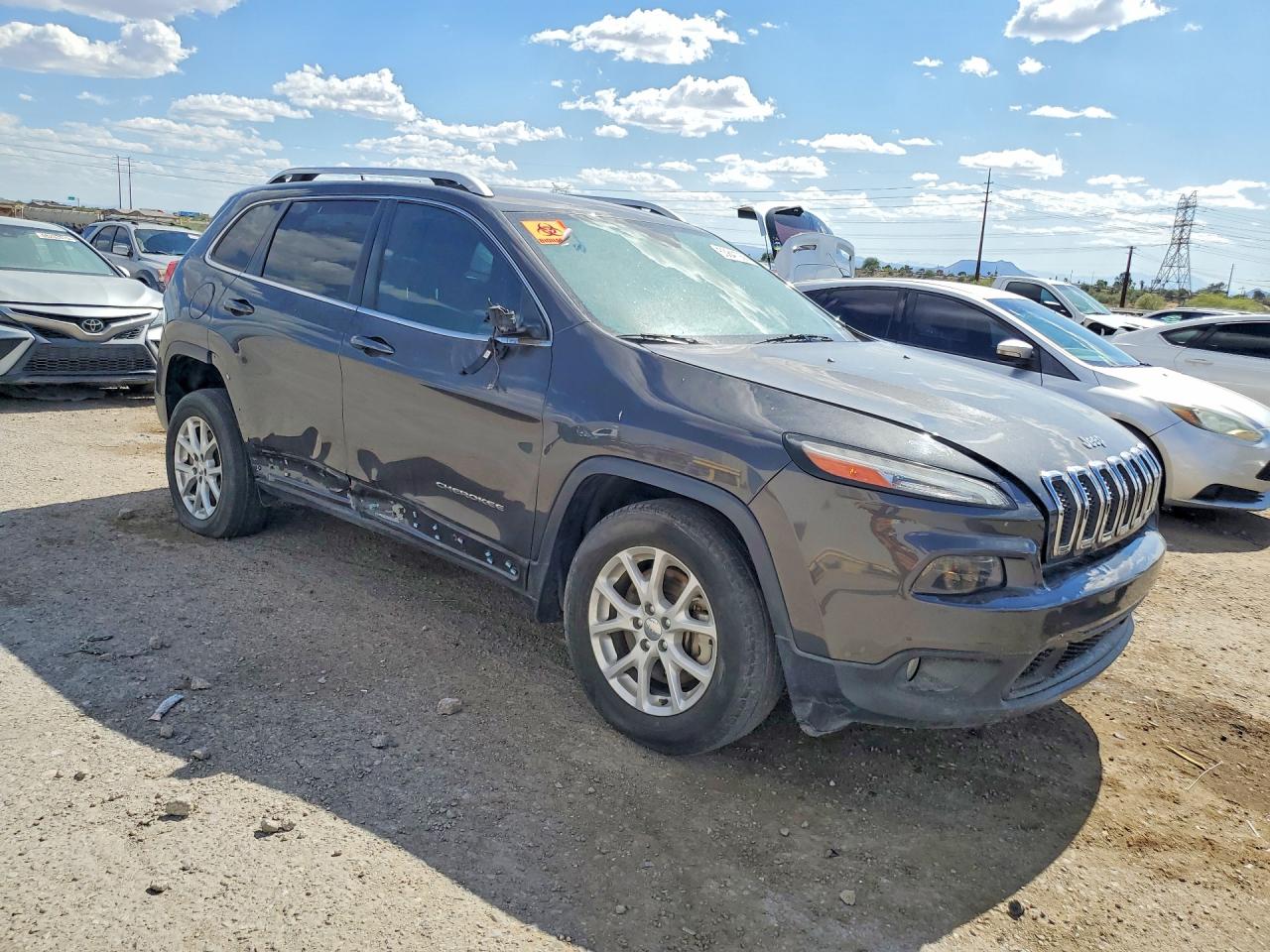 2015 Jeep Cherokee Latitude Charcoal vin: 1C4PJMCB0FW758331