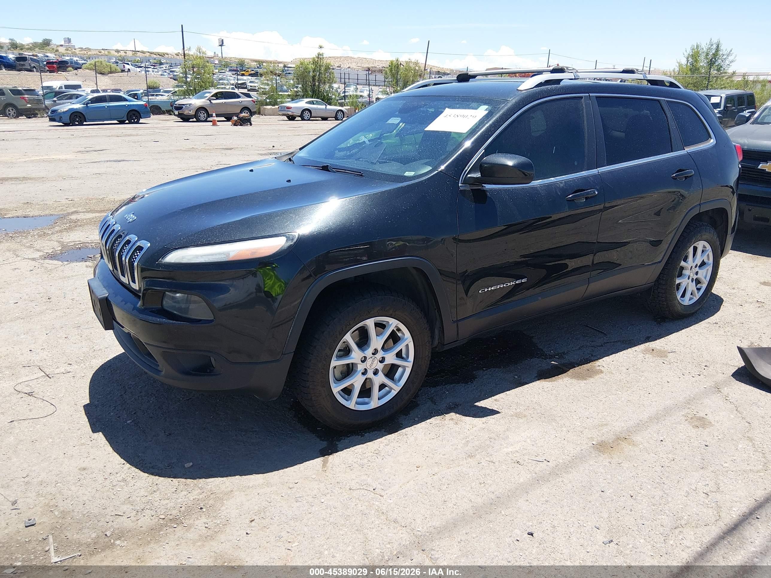 2015 Jeep Cherokee Latitude Beige vin: 1C4PJMCB0FW788526