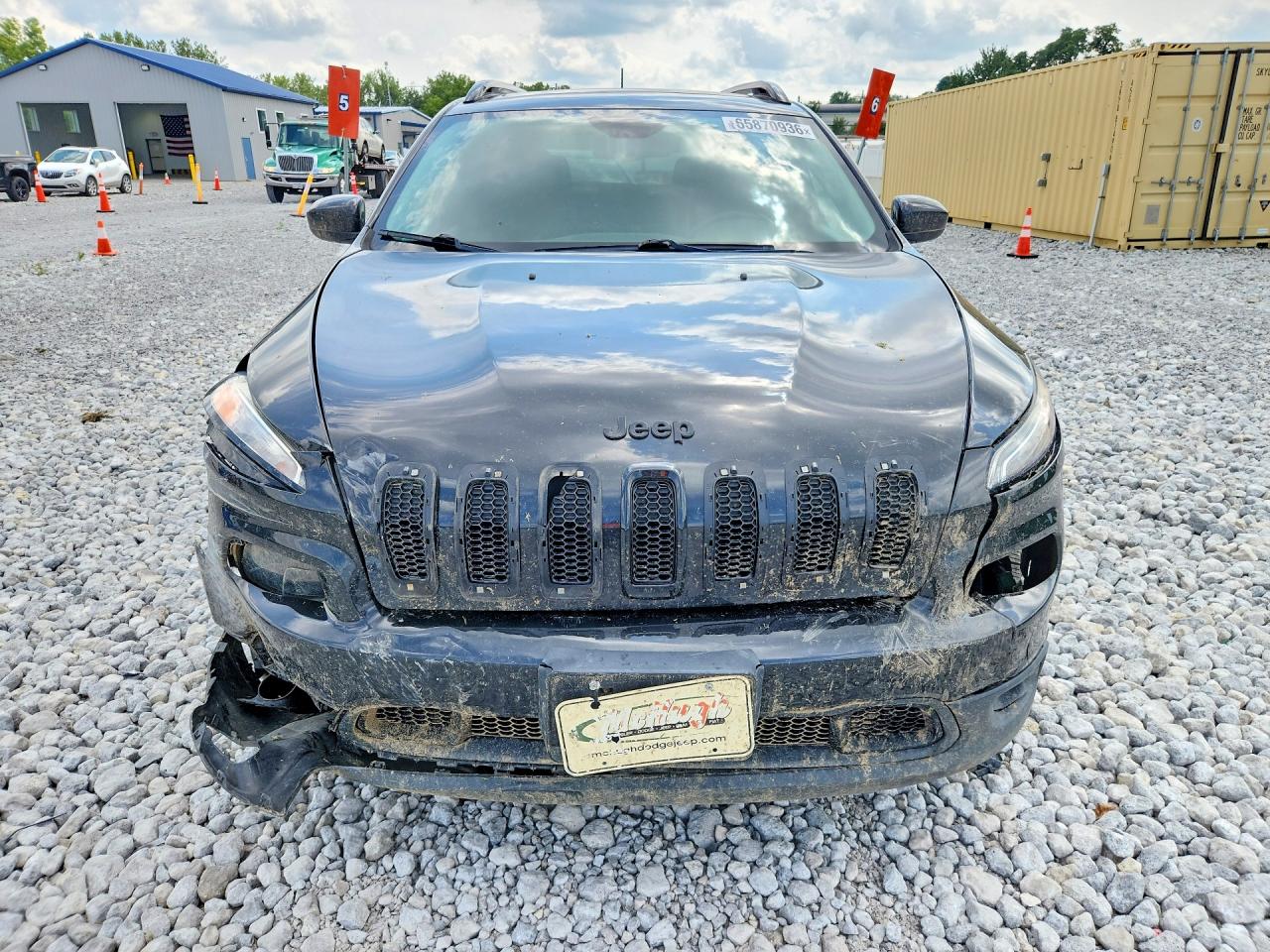 2015 Jeep Cherokee Latitude Black vin: 1C4PJMCB0FW792575