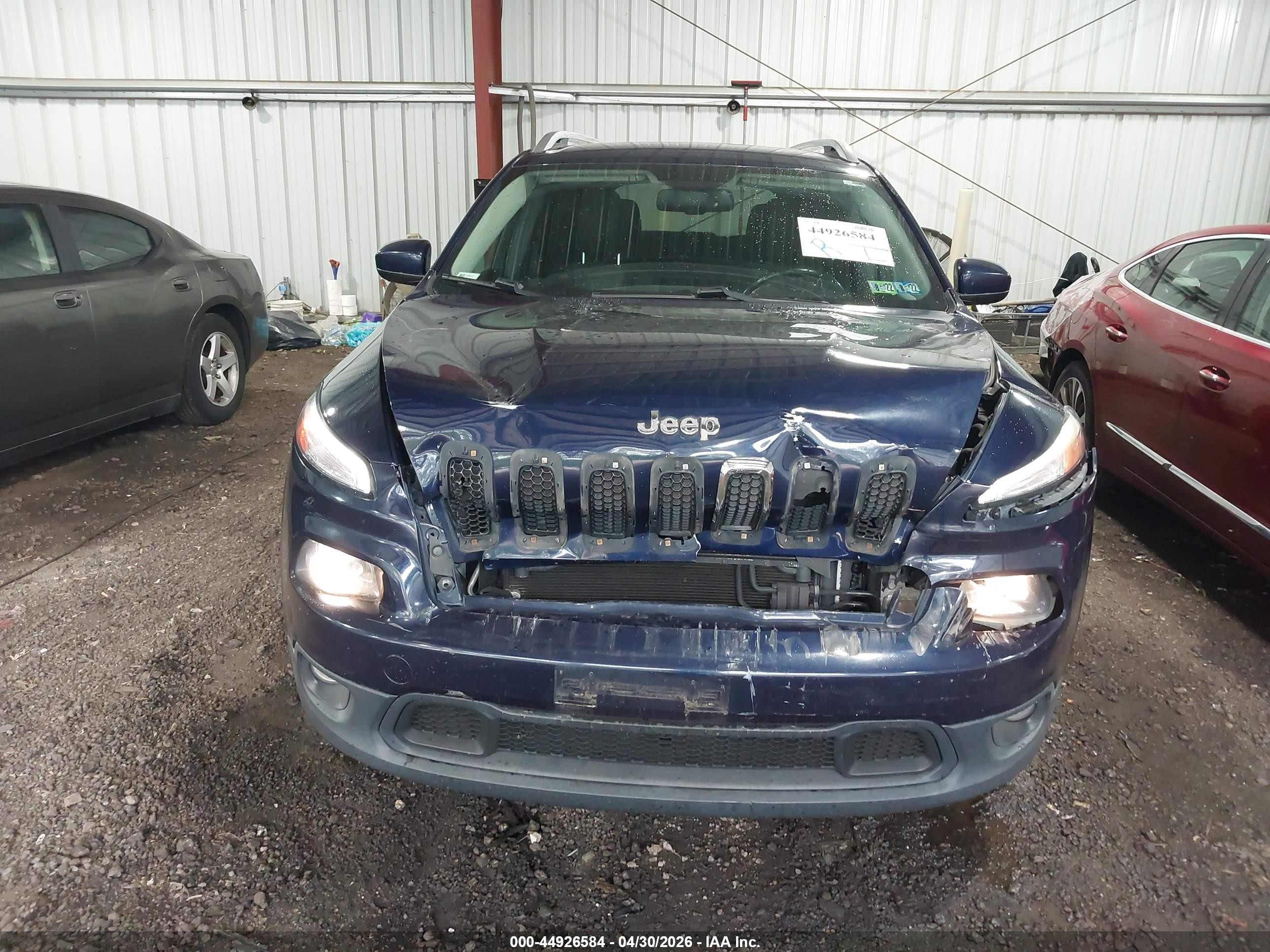 2014 Jeep Cherokee Latitude Blue vin: 1C4PJMCB1EW212054