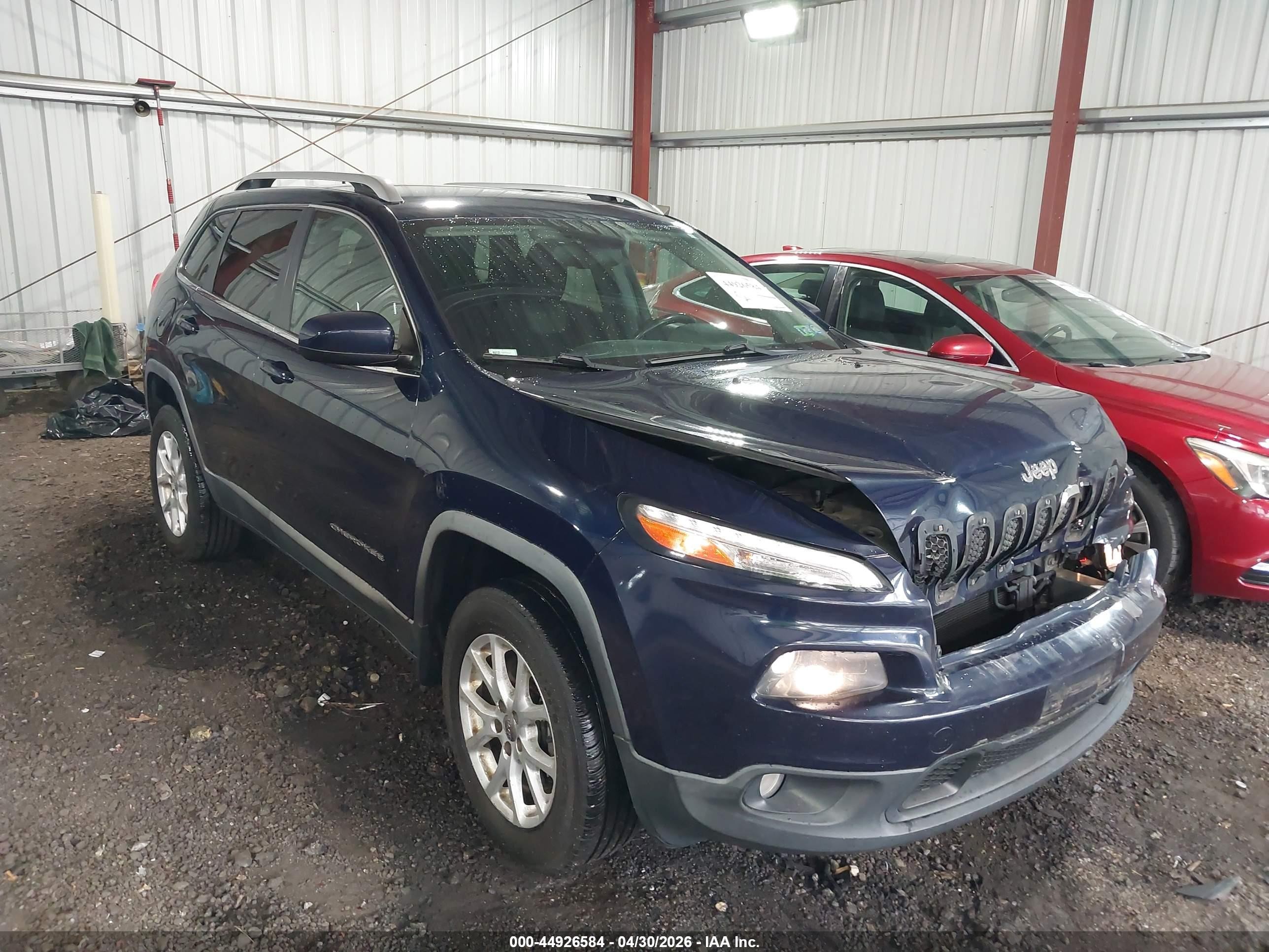 2014 Jeep Cherokee Latitude Blue vin: 1C4PJMCB1EW212054