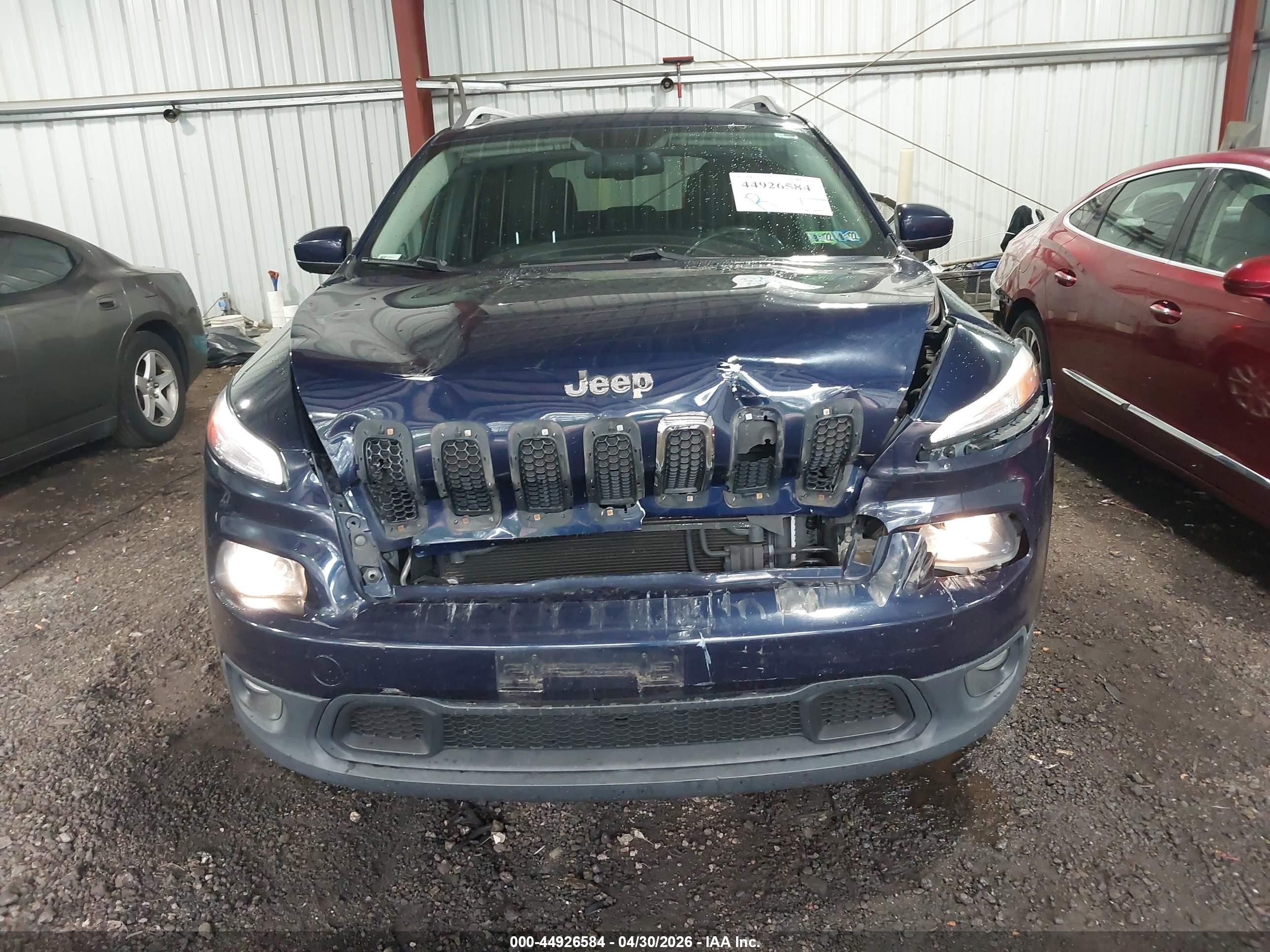 2014 Jeep Cherokee Latitude Blue vin: 1C4PJMCB1EW212054