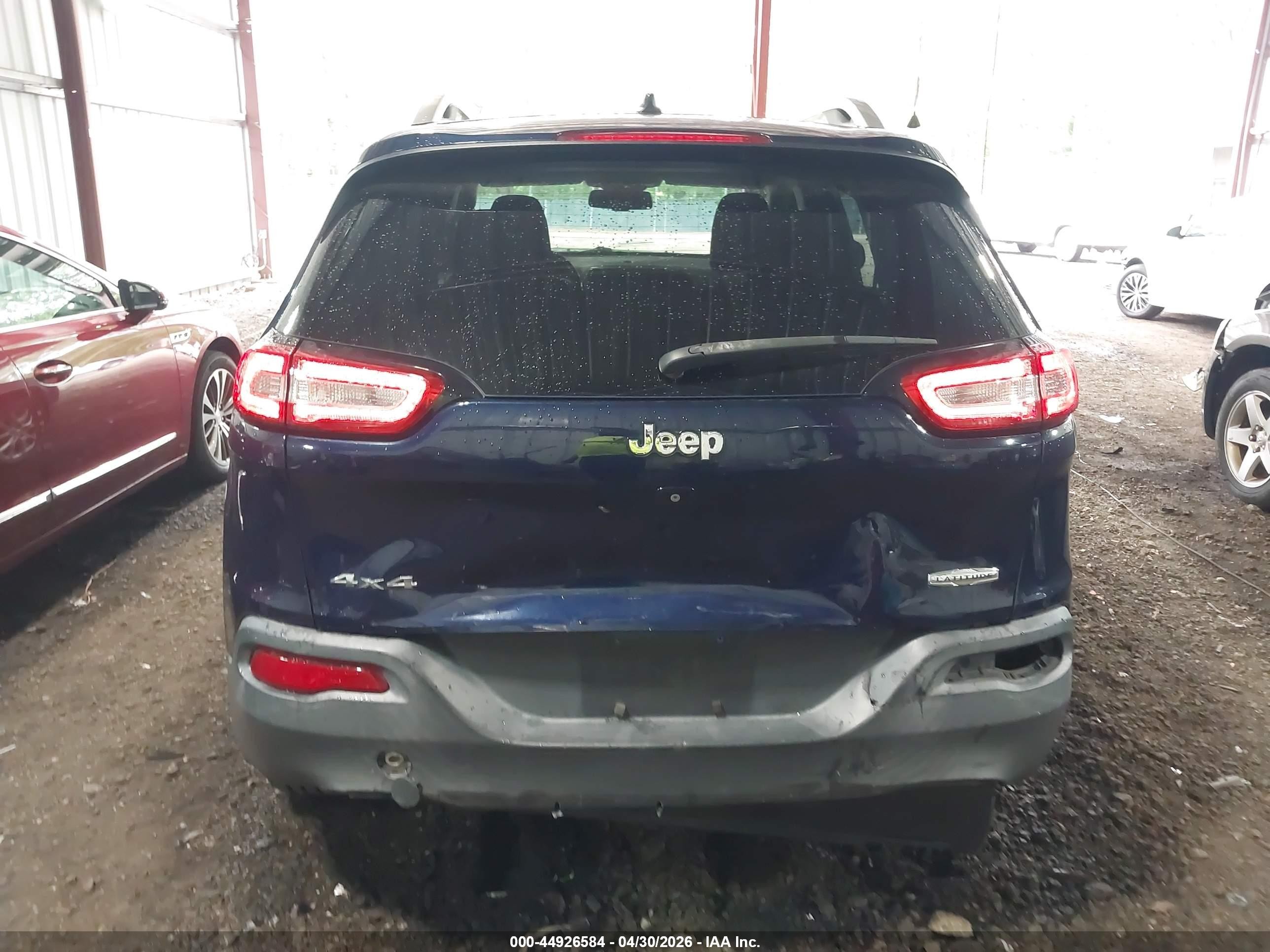 2014 Jeep Cherokee Latitude Blue vin: 1C4PJMCB1EW212054