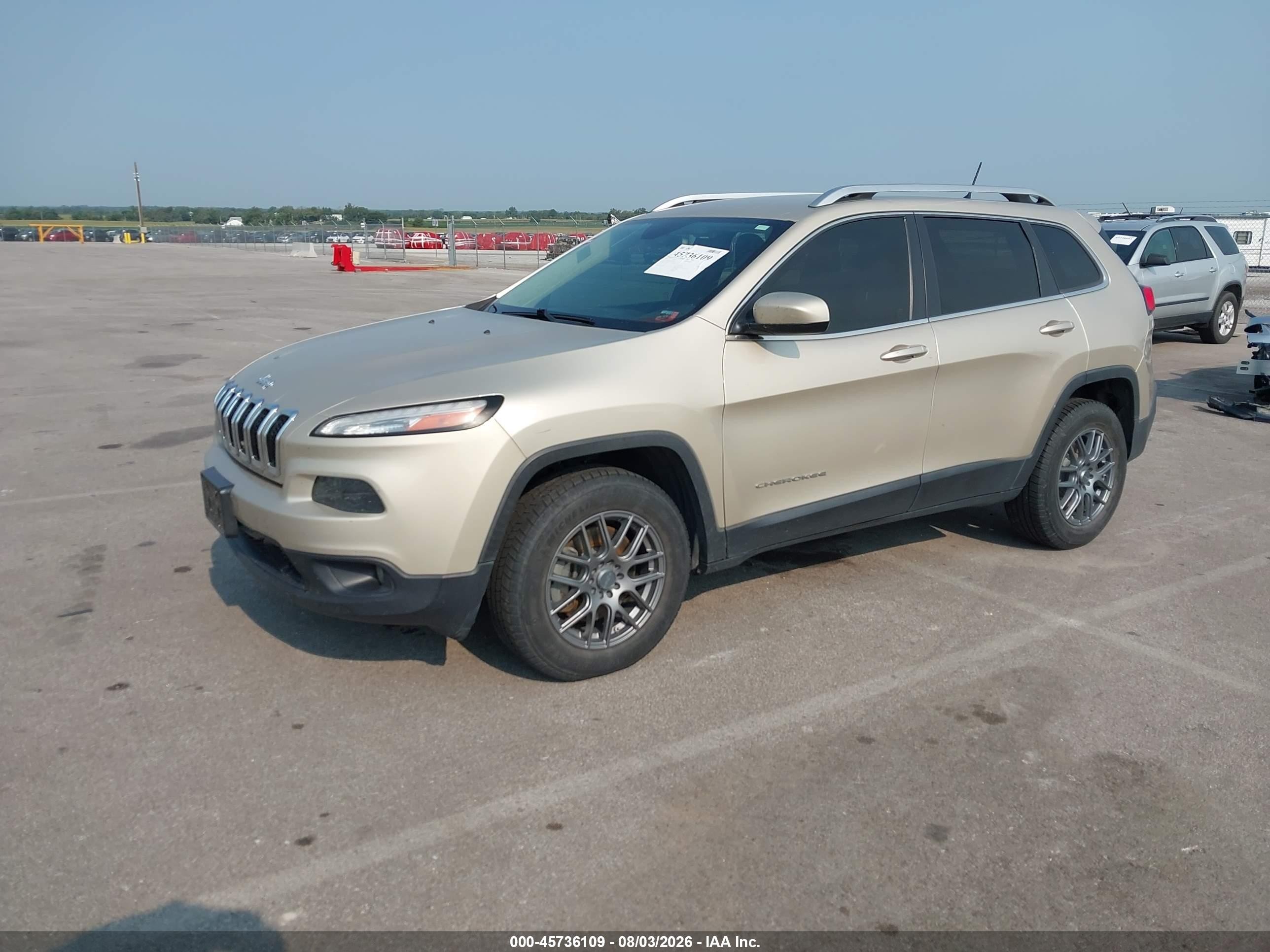 2015 Jeep Cherokee Latitude Tan vin: 1C4PJMCB1FW675684