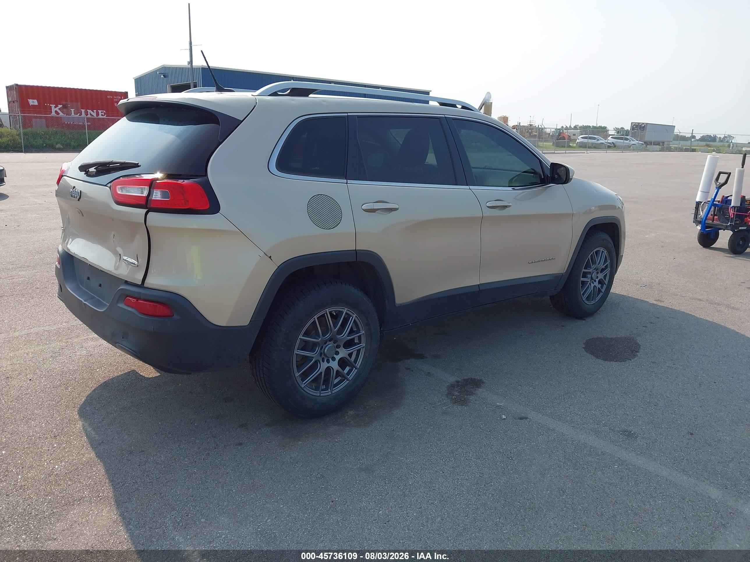 2015 Jeep Cherokee Latitude Tan vin: 1C4PJMCB1FW675684
