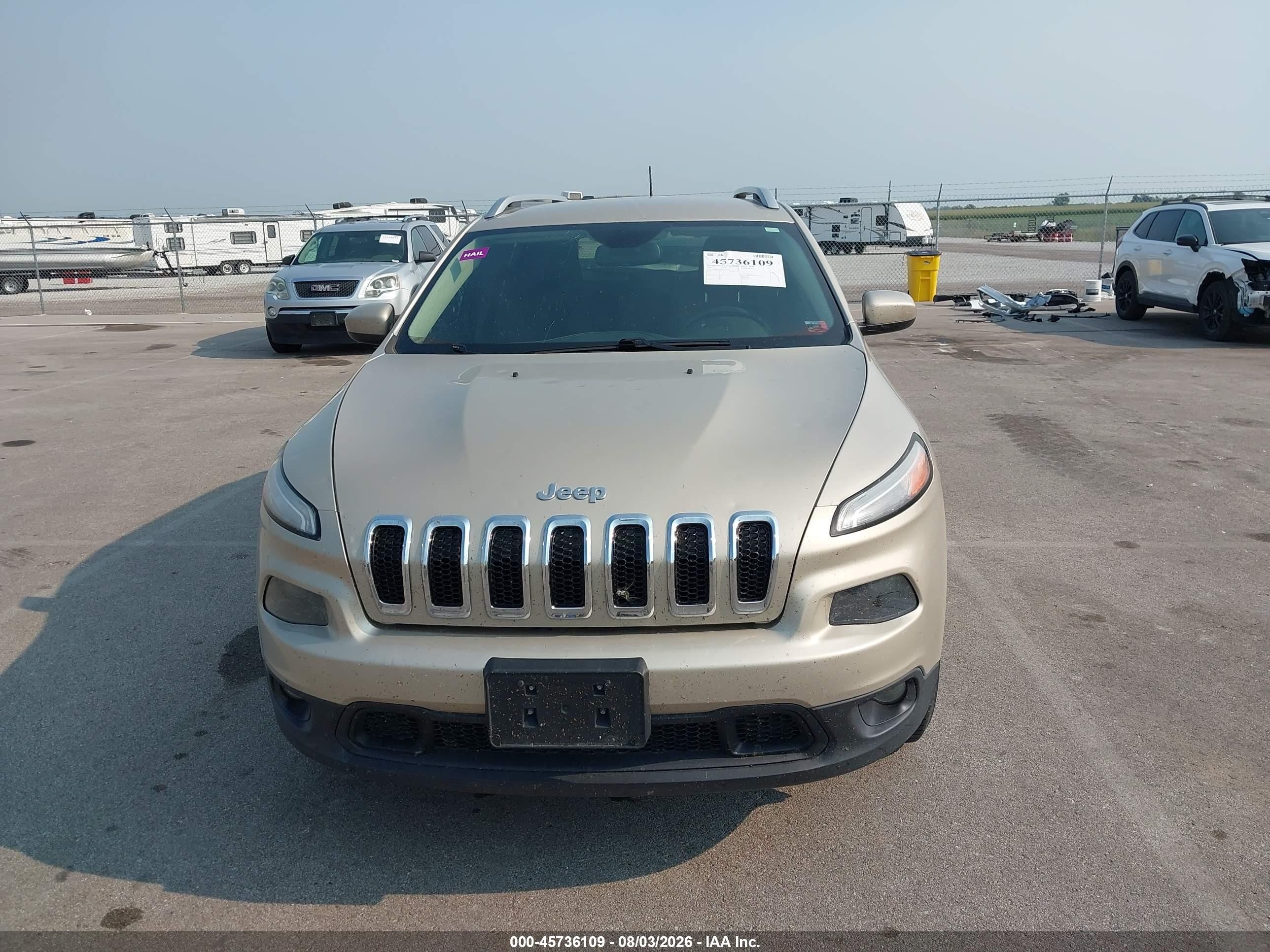 2015 Jeep Cherokee Latitude Tan vin: 1C4PJMCB1FW675684