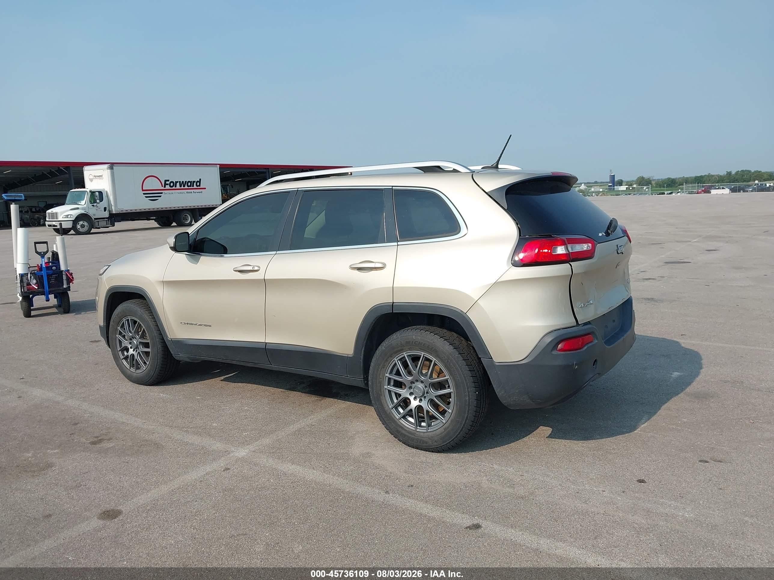 2015 Jeep Cherokee Latitude Tan vin: 1C4PJMCB1FW675684