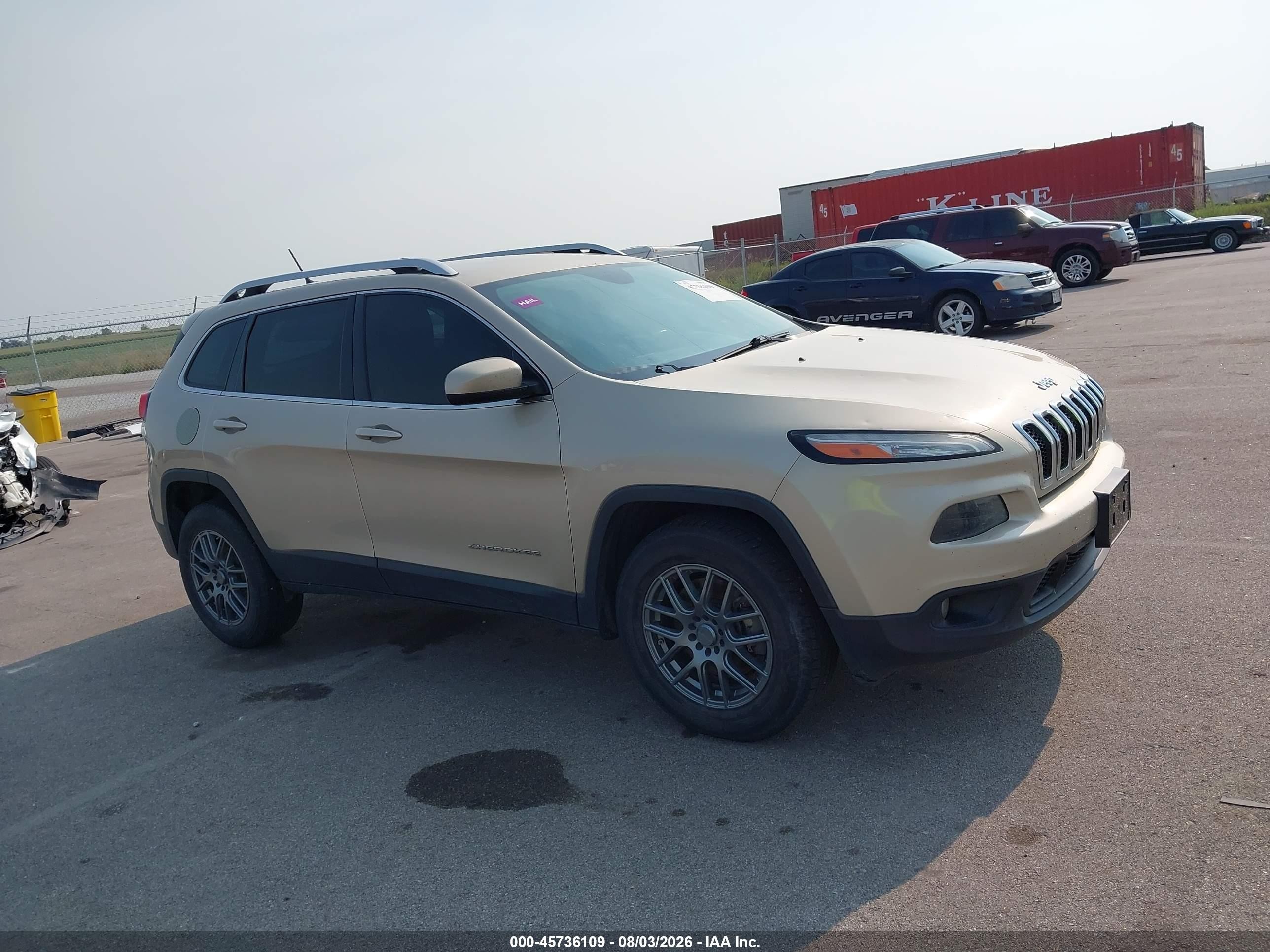 2015 Jeep Cherokee Latitude Tan vin: 1C4PJMCB1FW675684