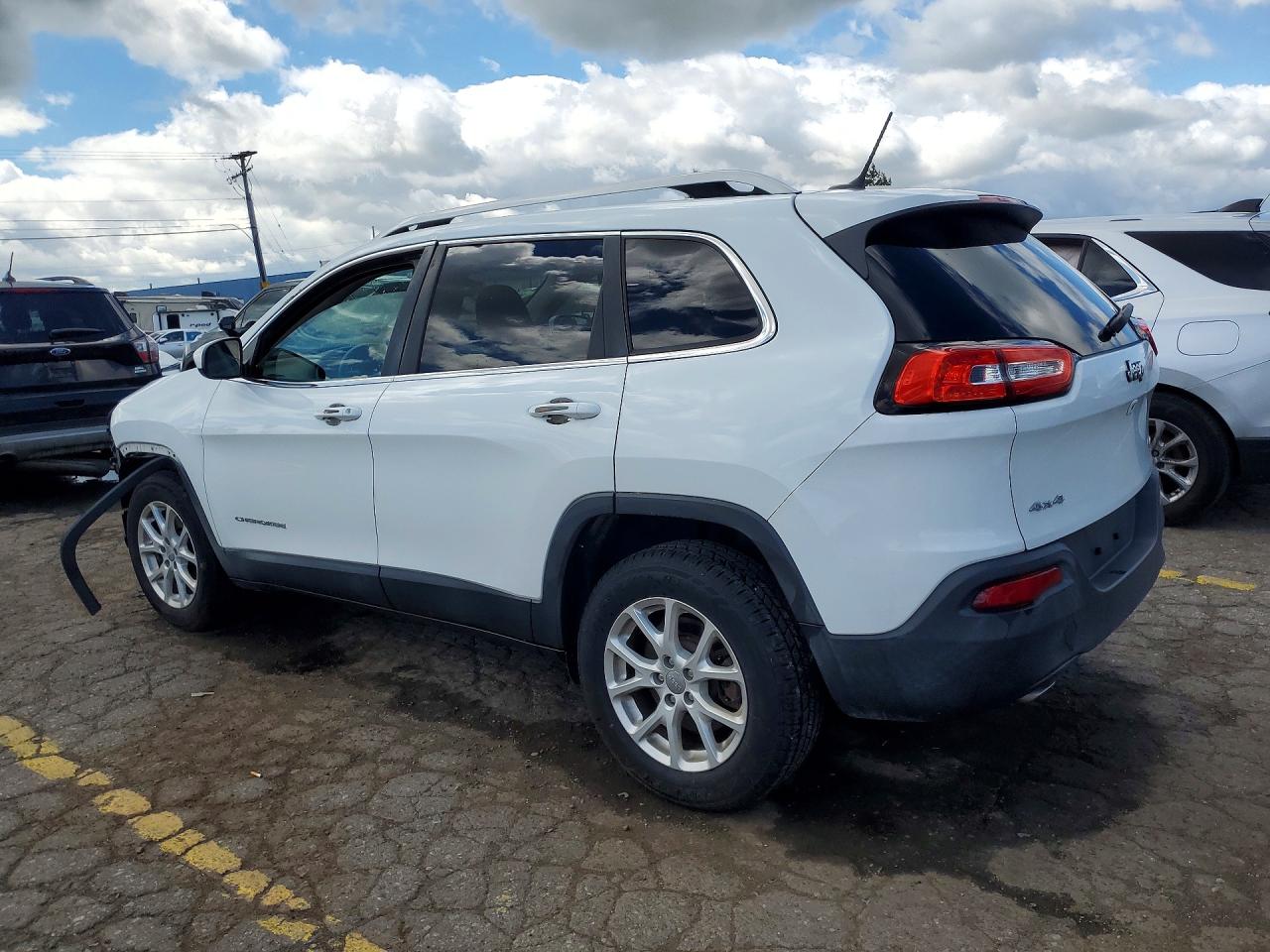 2015 Jeep Cherokee Latitude Белый vin: 1C4PJMCB1FW772299